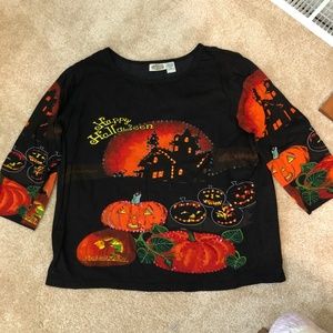 Halloween 3/4 sleeve T-shirt